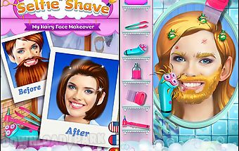 Selfie shave -my face makeover