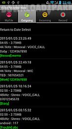 voice recorder note +callrec