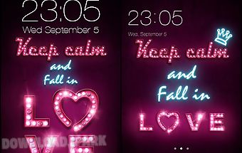 Pink love theme for android