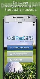 golf gps rangefinder: golf pad