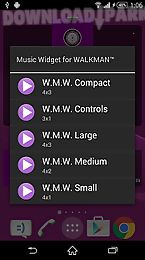 music widget for walkman™