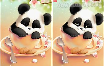 Sleepy panda wallpaper