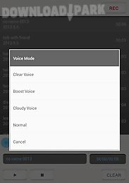 clear voice recorder