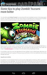 guide for zombie tsunami