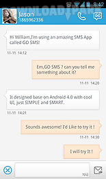 go sms pro free message plugin