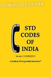 std codes of india