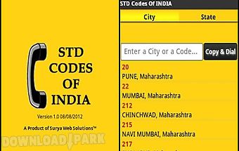 Std codes of india