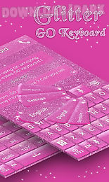 glitter go keyboard theme