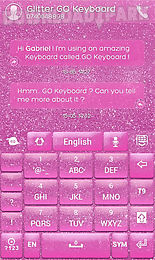 glitter go keyboard theme