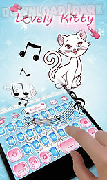 lovely kitty go keyboard theme