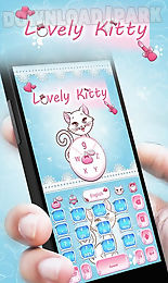 lovely kitty go keyboard theme