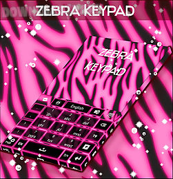 zebra keypad neon