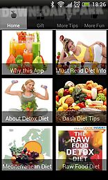 detox - dash - raw food - vegetarian diet and more