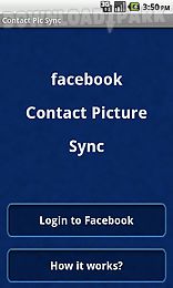 facebook contact pic sync