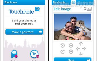 Touchnote postcards for android