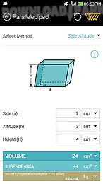 area volume calculator