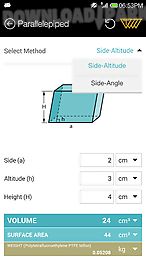 area volume calculator