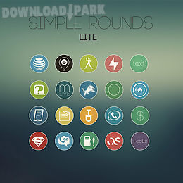 simple rounds lite - icon pack