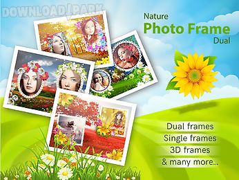 nature photo frames dual