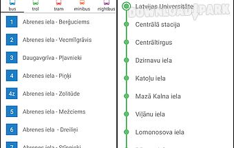 Riga transport - timetables