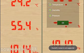 Temperature humidity barometef