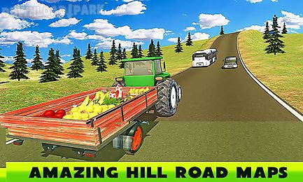 hill farm truck tractor 3d