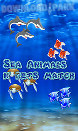 sea animals and pets match game free