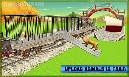 train transport: zoo animals