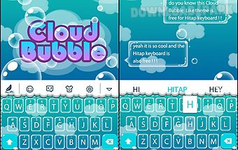 Cloud bubble for keyboard