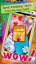 color sms text message friends