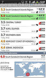 eqinfo - global earthquakes