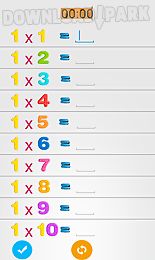 kids multiplication tables