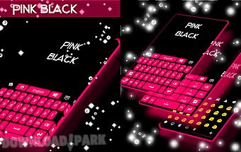 Pink black keyboard