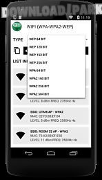 wifi password (wep-wpa-wpa2)