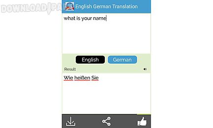 english german language