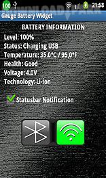 gauge battery widget best