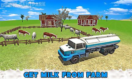 transport truck milk delivery