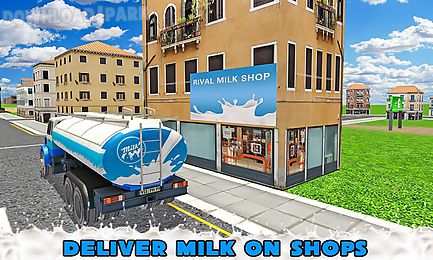 transport truck milk delivery