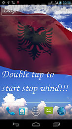 3d albania flag live wallpaper