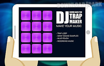 Dj trap maker sound bass pad