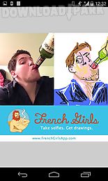 french girls drawing viewer