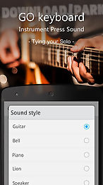 go keyboard instrument sound