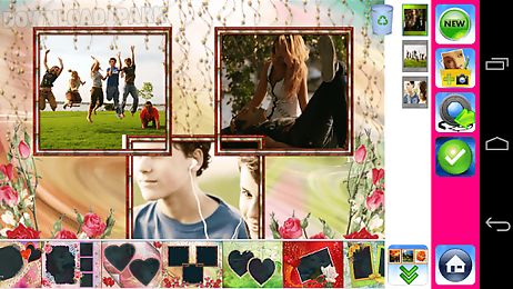 love frames - photo collage