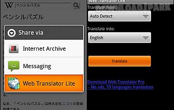 Web translator lite