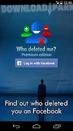 who deleted me on facebook?