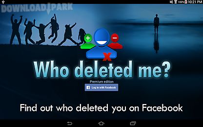 who deleted me on facebook?