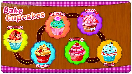 bake cupcakes - cooking games