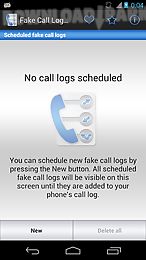 fake call log