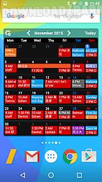 calendar widgets