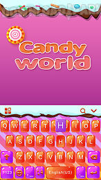 candy world for kika keyboard